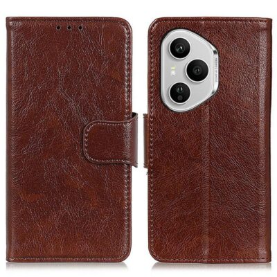 Honor 400 Pro 5G Suojakotelo Ruskea Nahka