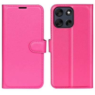 Motorola G56 5G Suojakotelo PU-Nahka Pinkki