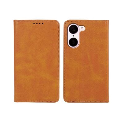 OnePlus Nord CE5 5G Kannellinen Suojakotelo Ruskea