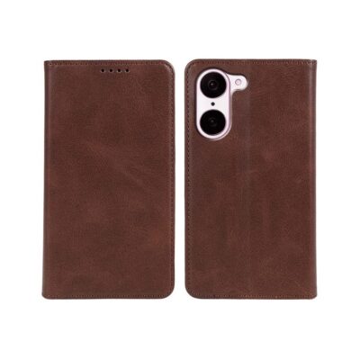 OnePlus Nord CE5 5G Kannellinen Suojakotelo Tummanruskea