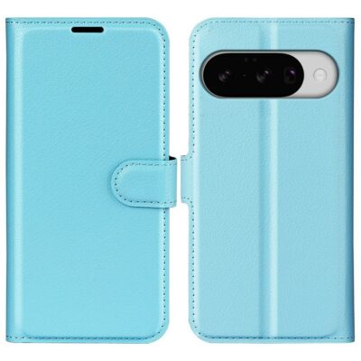 Google Pixel 10 / 10 Pro Kotelo PU-Nahka Vaaleansininen