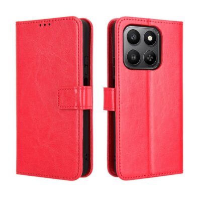 Honor 400 Smart 5G Lompakko Suojakotelo Punainen