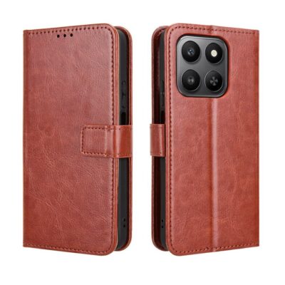 Honor 400 Smart 5G Lompakko Suojakotelo Ruskea