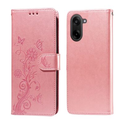 OnePlus Nord CE5 5G Suojakotelo Kukka Vaaleanpunainen