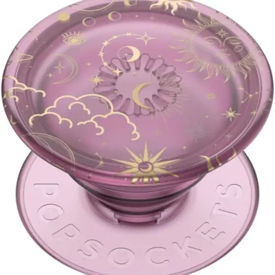 PopSockets PopGrip Puhelinpidike Transparent Celestial Purple
