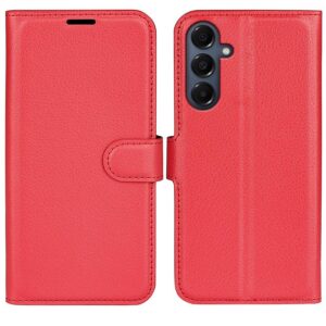Samsung Galaxy A17 Kotelo PU-Nahka Punainen