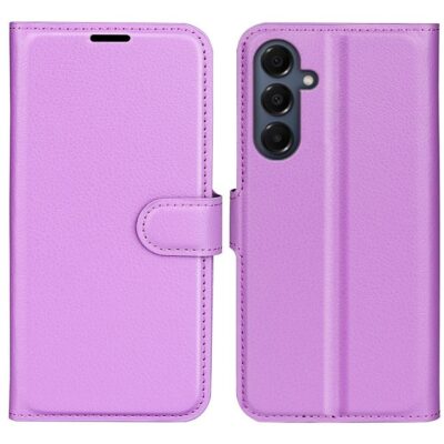 Samsung Galaxy A17 Kotelo PU-Nahka Violetti