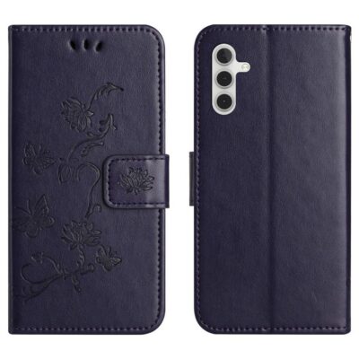 Samsung Galaxy A17 Suojakotelo Kukka Tummanvioletti