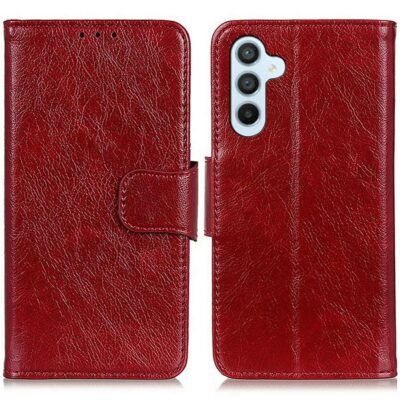 Samsung Galaxy A17 Suojakotelo Punainen Nahka