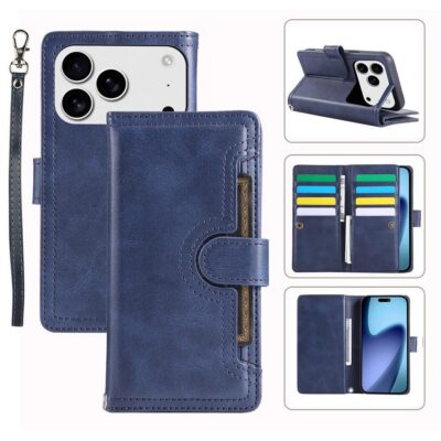 Apple iPhone 17 Pro Max Lompakko Sininen