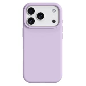Apple iPhone 17 Pro Max Silikoni Suojakuori MagSafe-Tuella Vaaleanvioletti