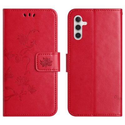 Samsung Galaxy S25 FE 5G Kotelo Kukka Kuvio Pinkki