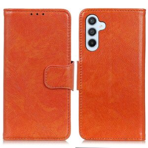 Samsung Galaxy S25 FE 5G Nahkakotelo Oranssi