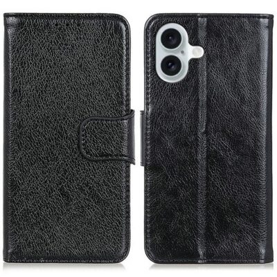 Apple iPhone 17 Nahkakotelo Musta