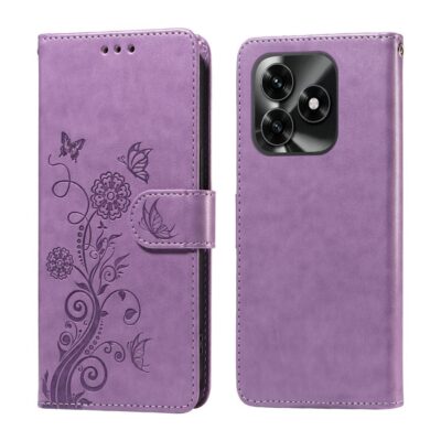 Honor X5c Plus Suojakotelo Kukka Kuvio Violetti