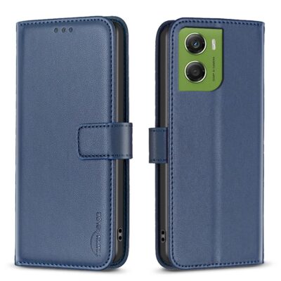 Motorola G06 Lompakkokotelo Binfen Sininen