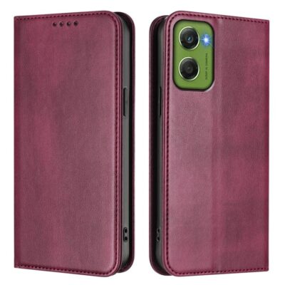 Motorola G06 RFID Suojattu Kotelo Viininpunainen