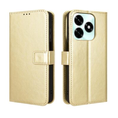 Honor X5c Plus Suojakotelo PU-Nahka Kulta