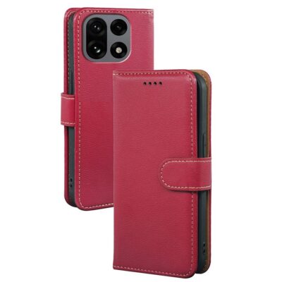 OnePlus 15 RFID Suojattu Lompakkokotelo Punainen