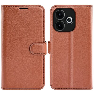 Oppo A5 Pro 5G Suojakotelo PU-Nahka Ruskea