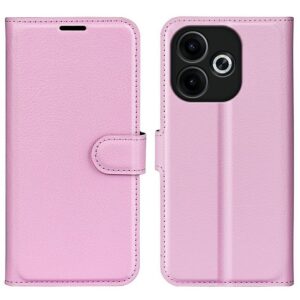 Oppo A5 Pro 5G Suojakotelo PU-Nahka Vaaleanpunainen