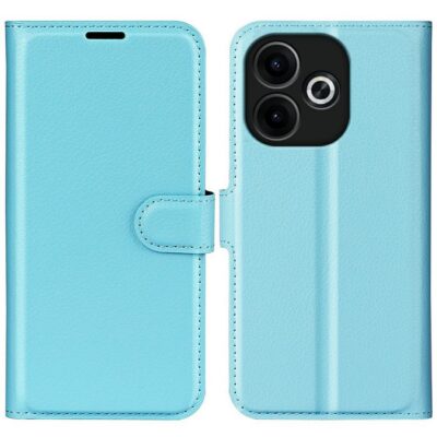 Oppo A5 Pro 5G Suojakotelo PU-Nahka Vaaleansininen