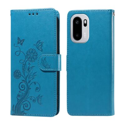 OnePlus 15R Suojakotelo Kukka Kuvio Sininen