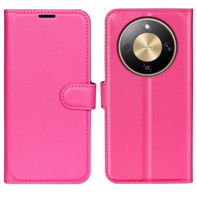 Honor Magic8 Lite 5G Kotelo PU-Nahka Pinkki