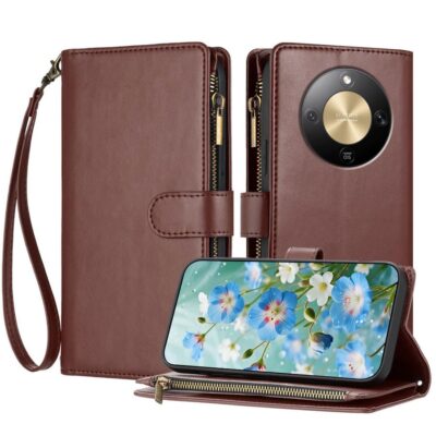 Honor Magic8 Lite 5G Lompakko Tummanruskea