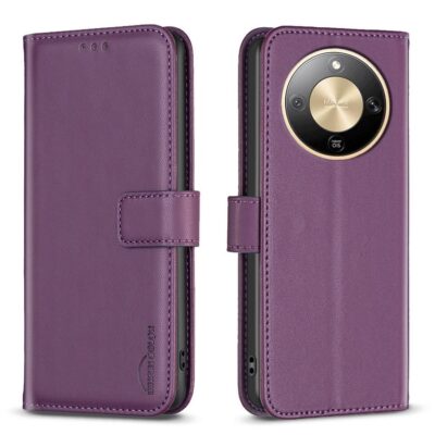 Honor Magic8 Lite 5G Lompakkokotelo Binfen Tummanvioletti