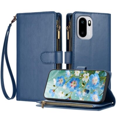 OnePlus 15R Lompakkokotelo Tummansininen