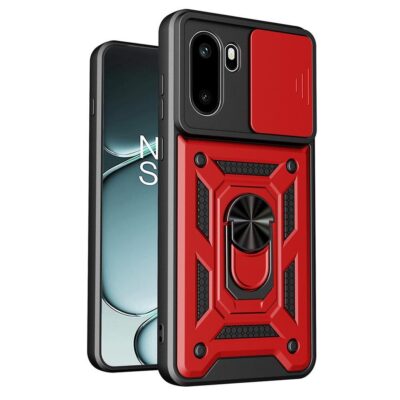 OnePlus 15R Sormus Suojakuori Kamerasuojalla Punainen