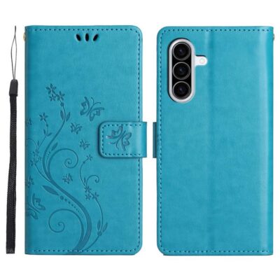 Samsung Galaxy A37 5G Suojakotelo Kukka Sininen