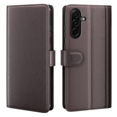 Samsung Galaxy A37 5G Nahkakotelo Tummanruskea