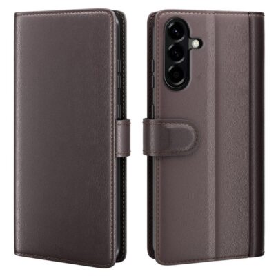 Samsung Galaxy A57 5G Nahkakotelo Tummanruskea