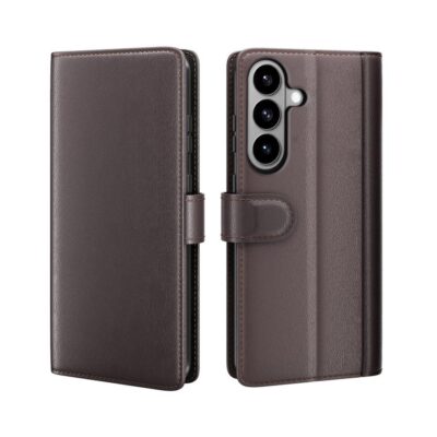 Samsung Galaxy S26 5G Kotelo Tummanruskea Nahka