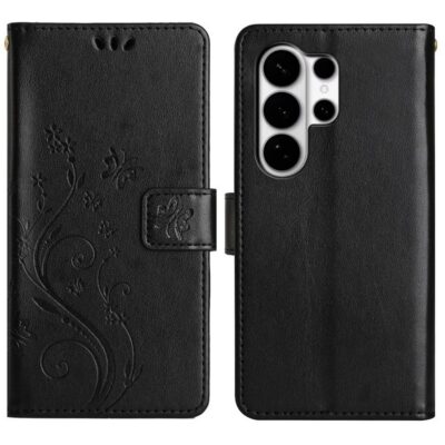 Samsung Galaxy S26 Ultra 5G Kotelo Kukka Musta