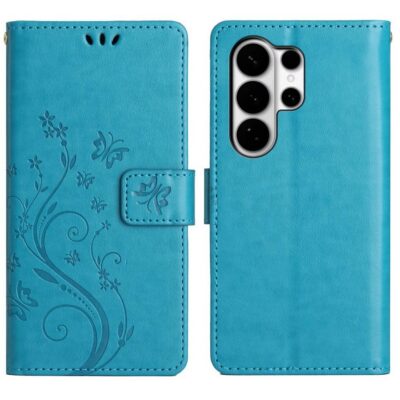 Samsung Galaxy S26 Ultra 5G Kotelo Kukka Sininen