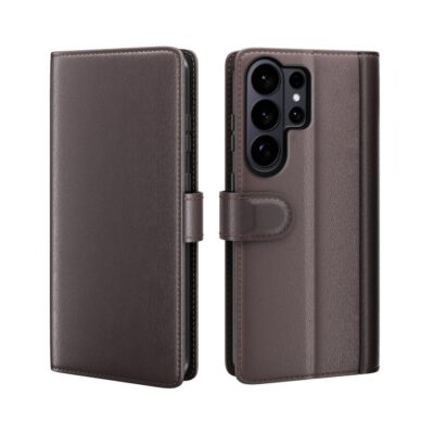 Samsung Galaxy S26 Ultra 5G Nahkakotelo Tummanruskea