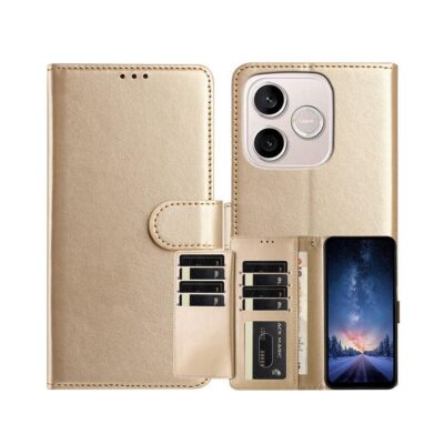 Honor 600 Lite 5G Kotelo 8-Korttipaikkainen Kulta