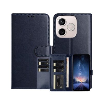 Honor 600 Lite 5G Kotelo 8-Korttipaikkainen Tummansininen