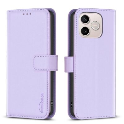 Honor 600 Lite 5G Lompakkokotelo Binfen Vaaleanvioletti