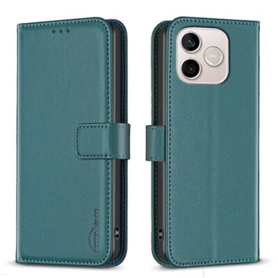 Honor 600 Lite 5G Lompakkokotelo Binfen Vihreä