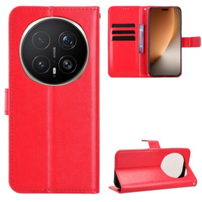 Honor Magic8 Pro 5G Kotelo PU-Nahka Punainen