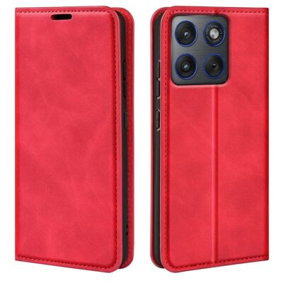 Motorola Edge 70 5G Kannellinen Kotelo Punainen