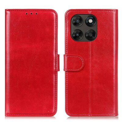 Motorola G67 5G / G77 5G Lompakkokotelo Punainen