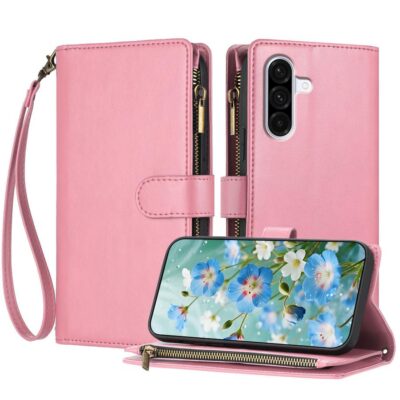 Samsung Galaxy A57 5G Lompakko Vaaleanpunainen