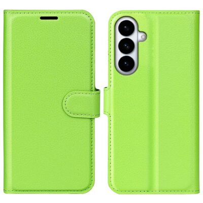 Samsung Galaxy S26+ 5G Kotelo PU-Nahka Vihreä