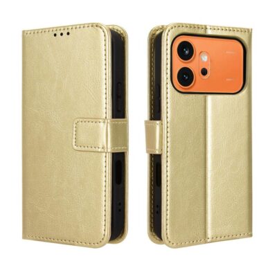 Honor 600 5G / 600 Pro 5G Kotelo PU-Nahka Kulta