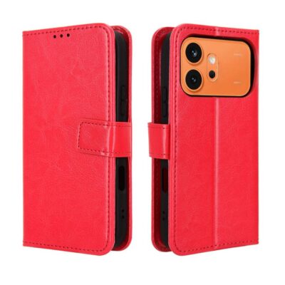 Honor 600 5G / 600 Pro 5G Kotelo PU-Nahka Punainen